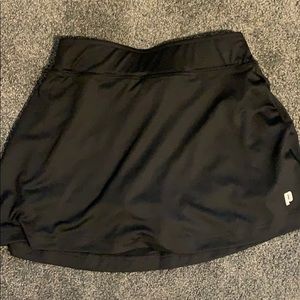 black tennis skirt